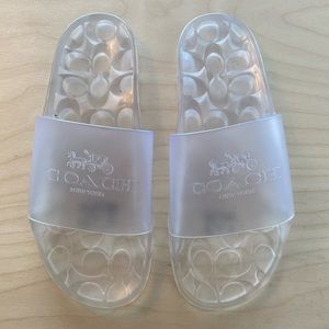 Coach Clear Slides size 8B (FX)